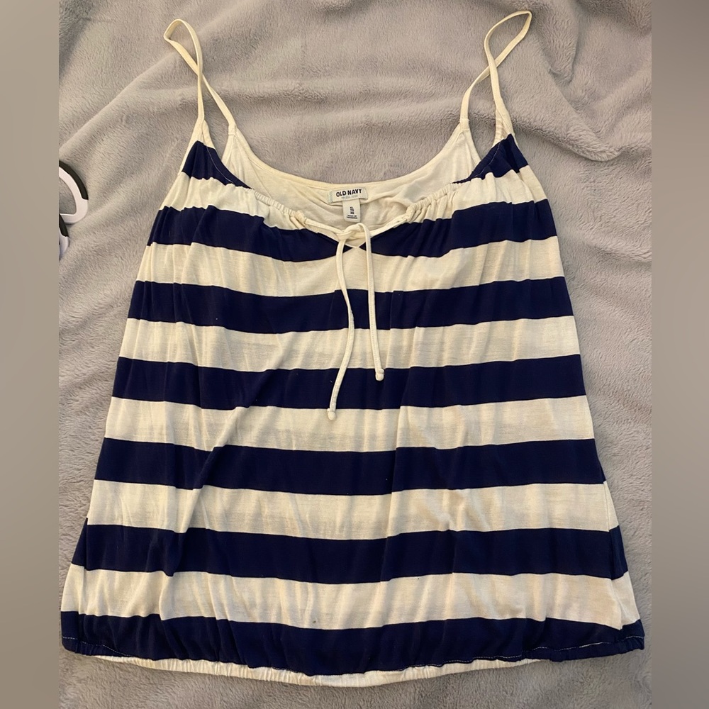 Stripped Flowy Tank
